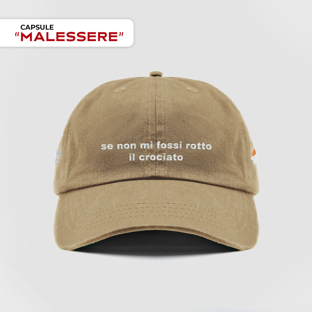 Cappellino ''se non mi fossi rotto il crociato''