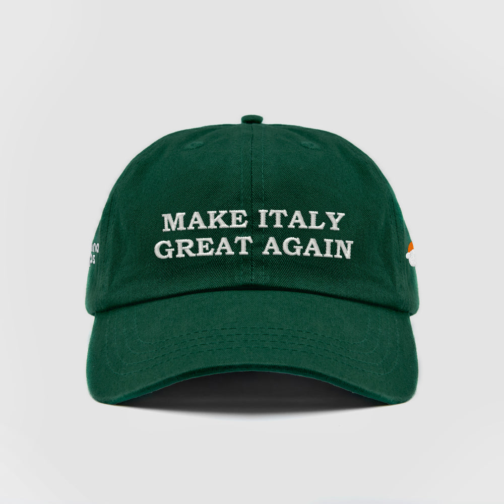 Cappellino in cotone "Make Italy great again"