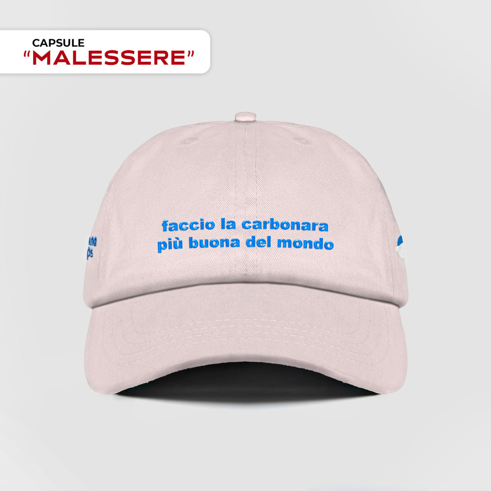 Cappellino "Faccio la carbonara più buona del mondo"