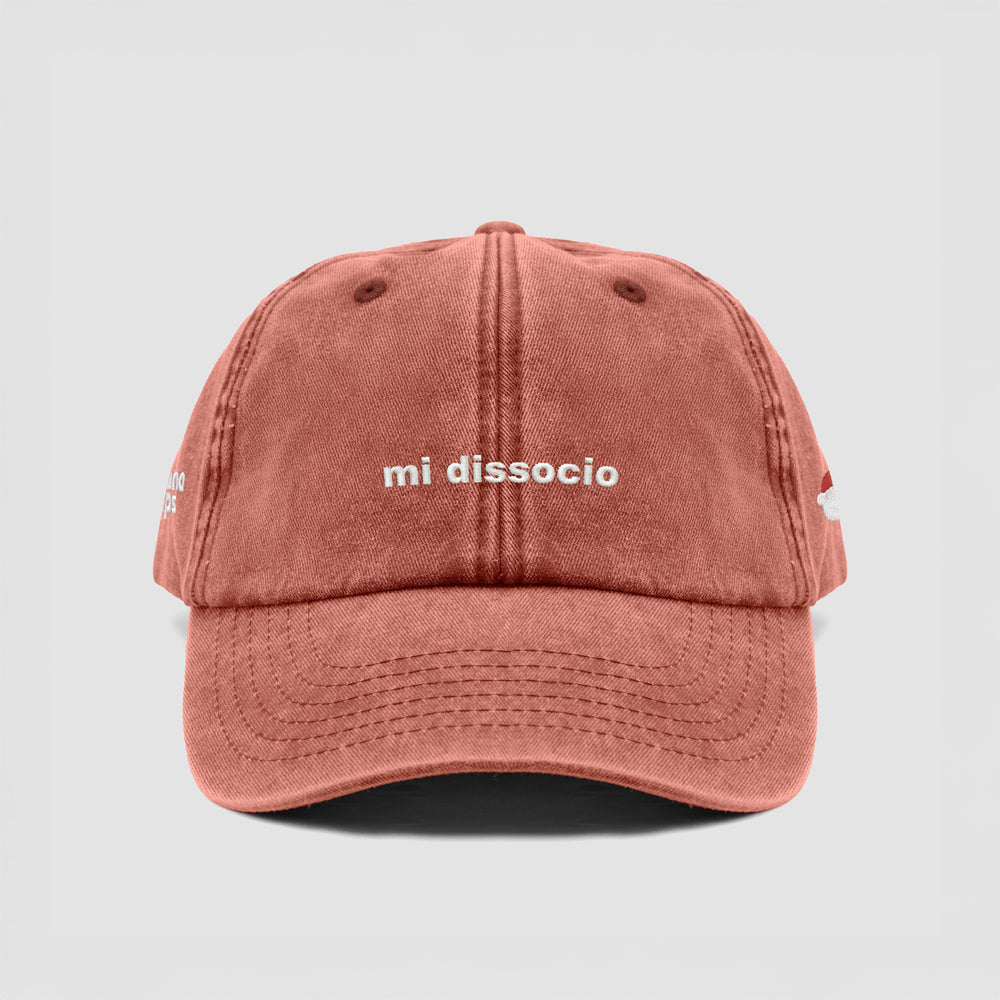 Cappellino vintage ''mi dissocio''