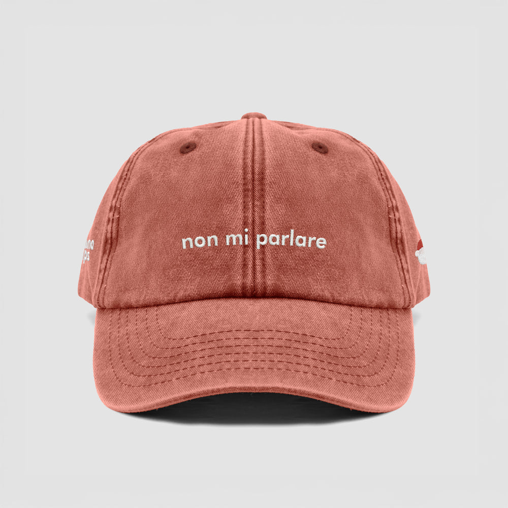 Cappellino vintage ''non mi parlare''