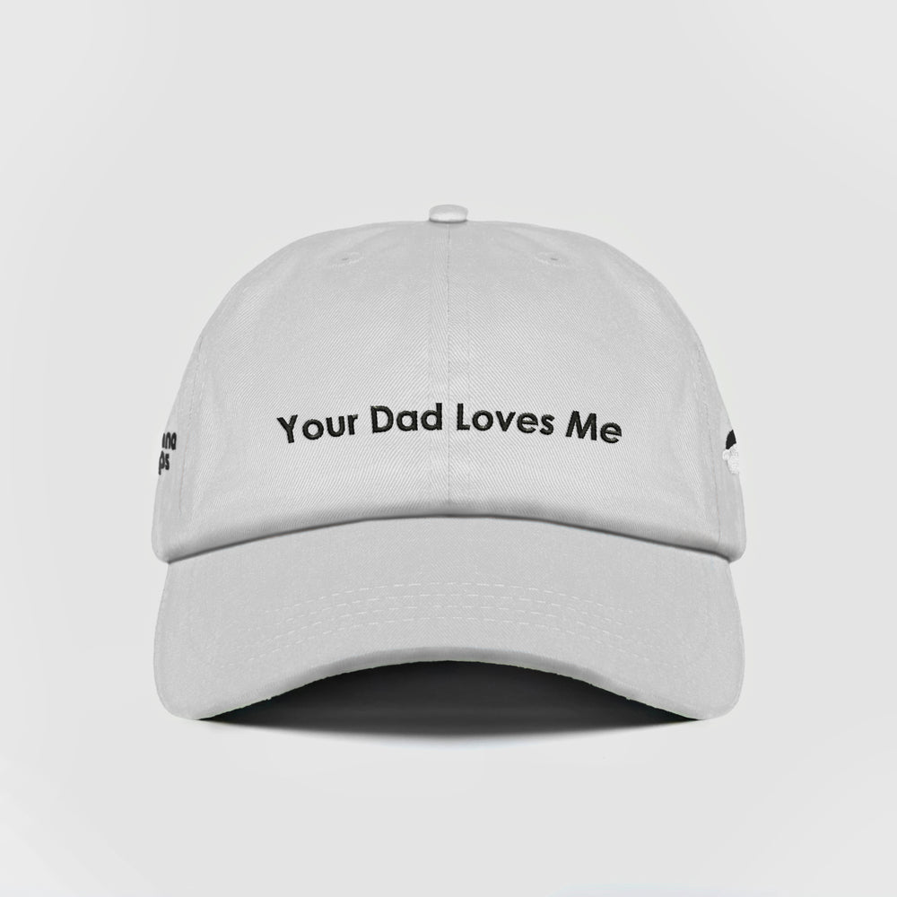 Cappellino in cotone "Your Dad Loves Me"