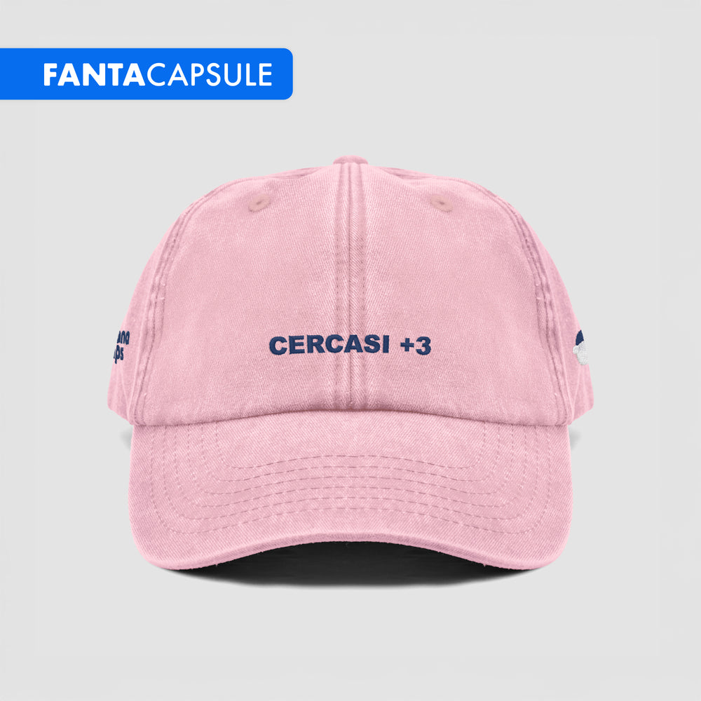 Cappellino vintage ''CERCASI +3''