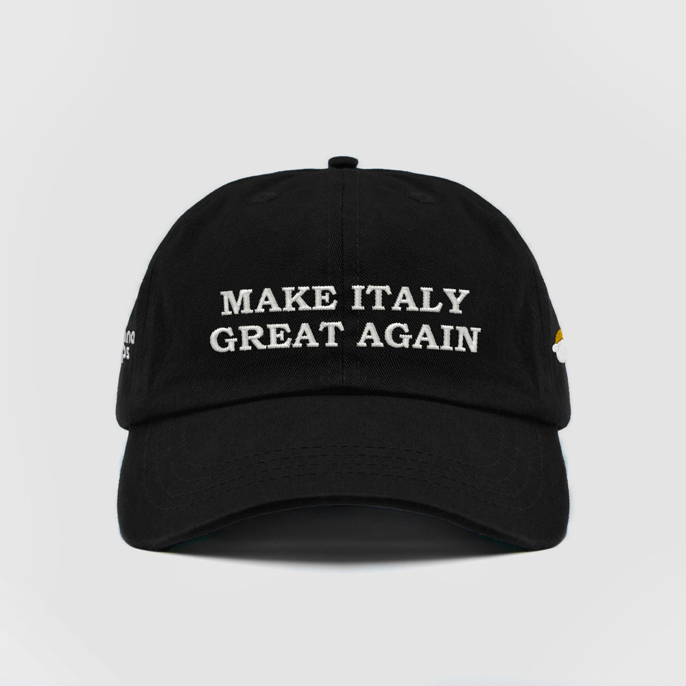 Cappellino in cotone "Make Italy great again"