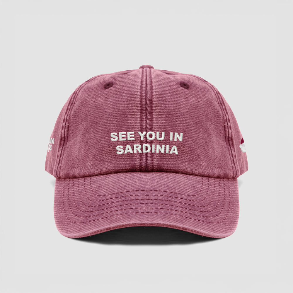 Cappellino vintage ''SEE YOU IN SARDINIA''