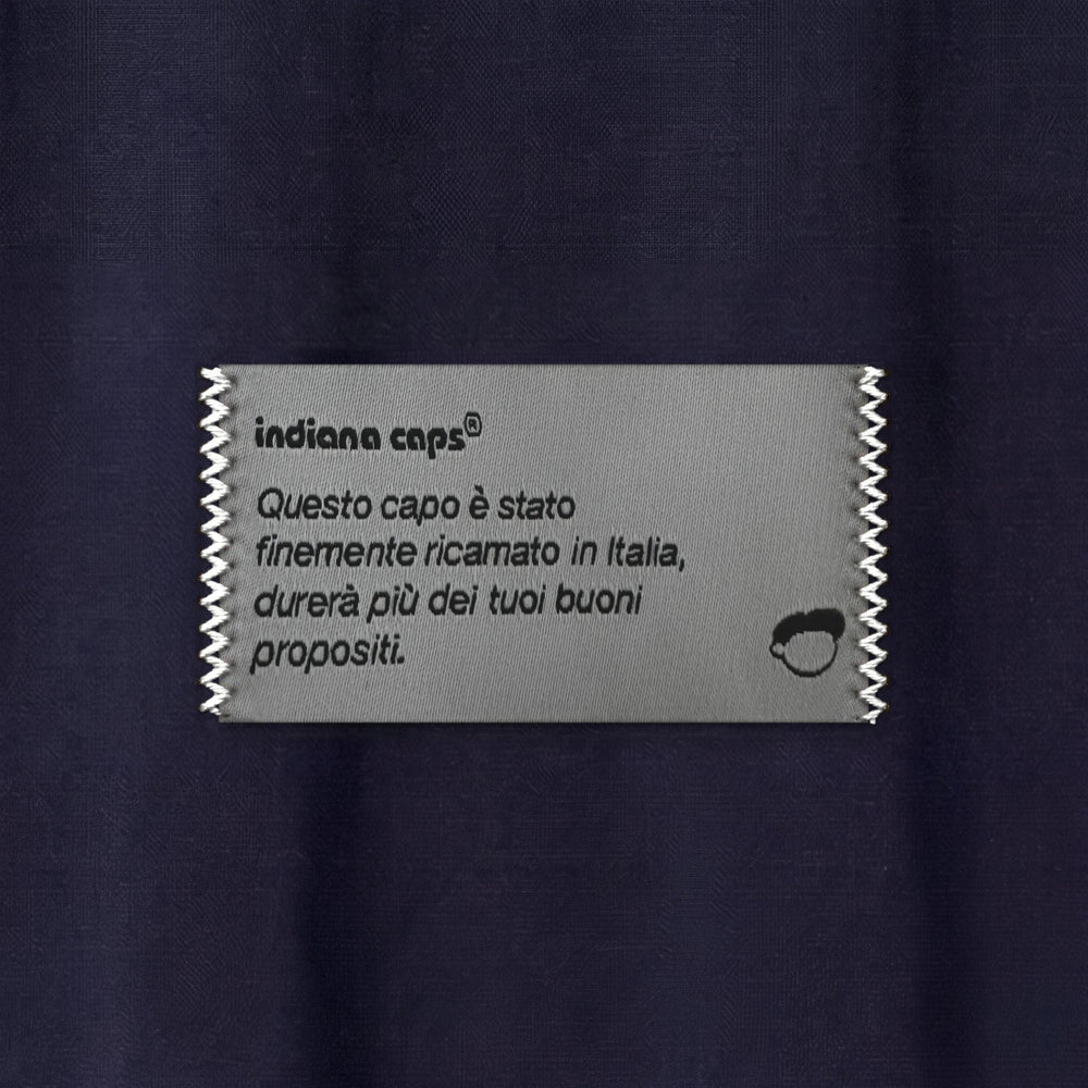 T-shirt Creative Blu - dettaglio etichetta