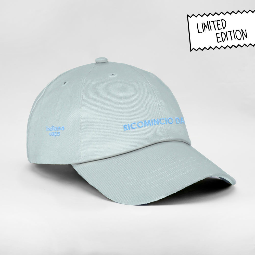 Cappellino in cotone "Ricomincio da 4"