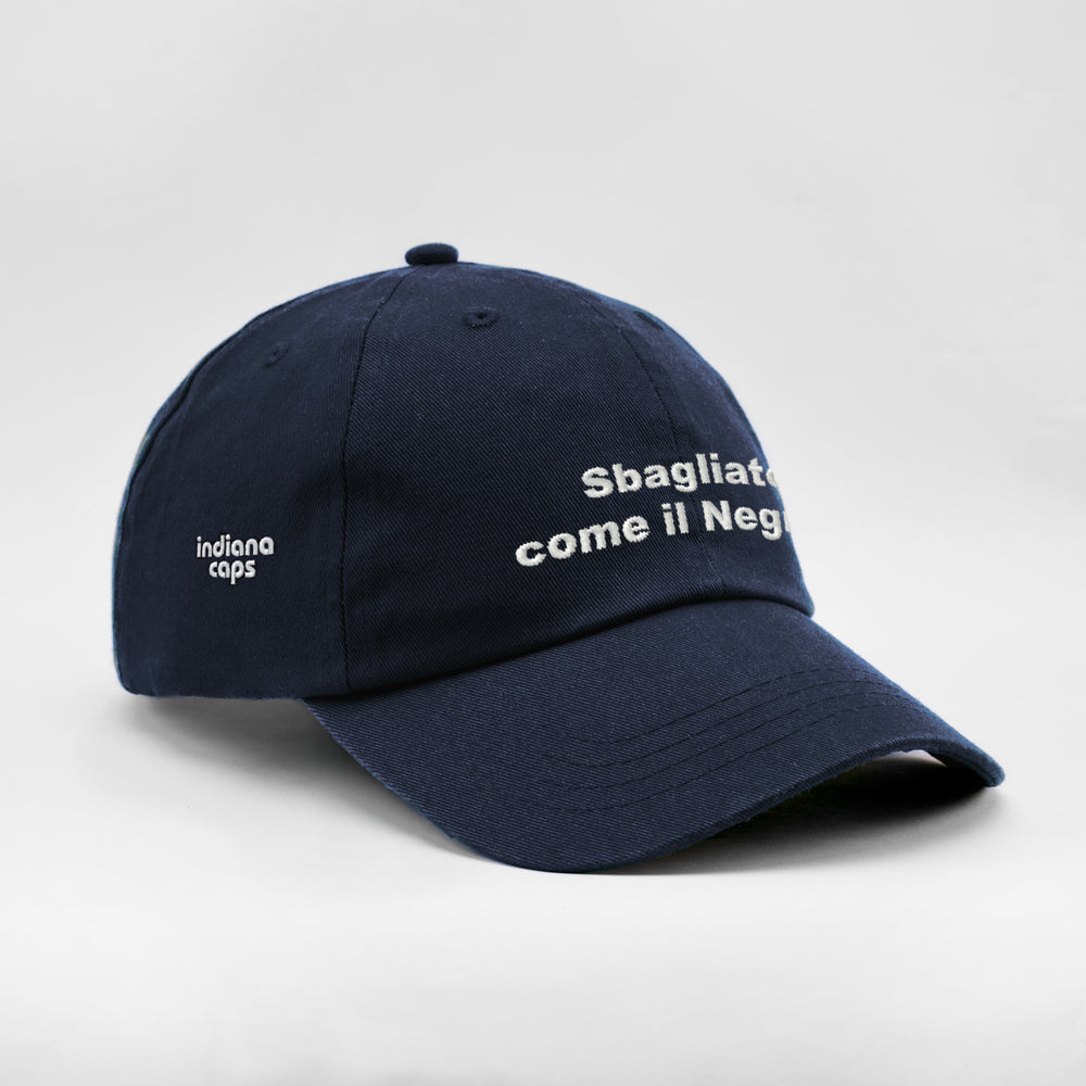 Cappellino in cotone "Sbagliato come il Negroni"