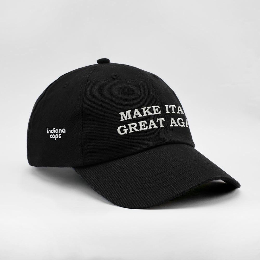 Cappellino in cotone "Make Italy great again"