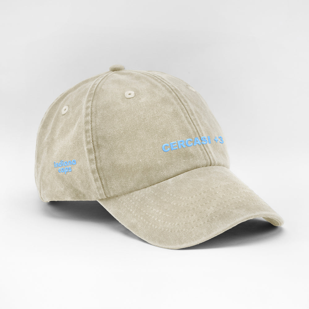 Cappellino vintage ''CERCASI +3''