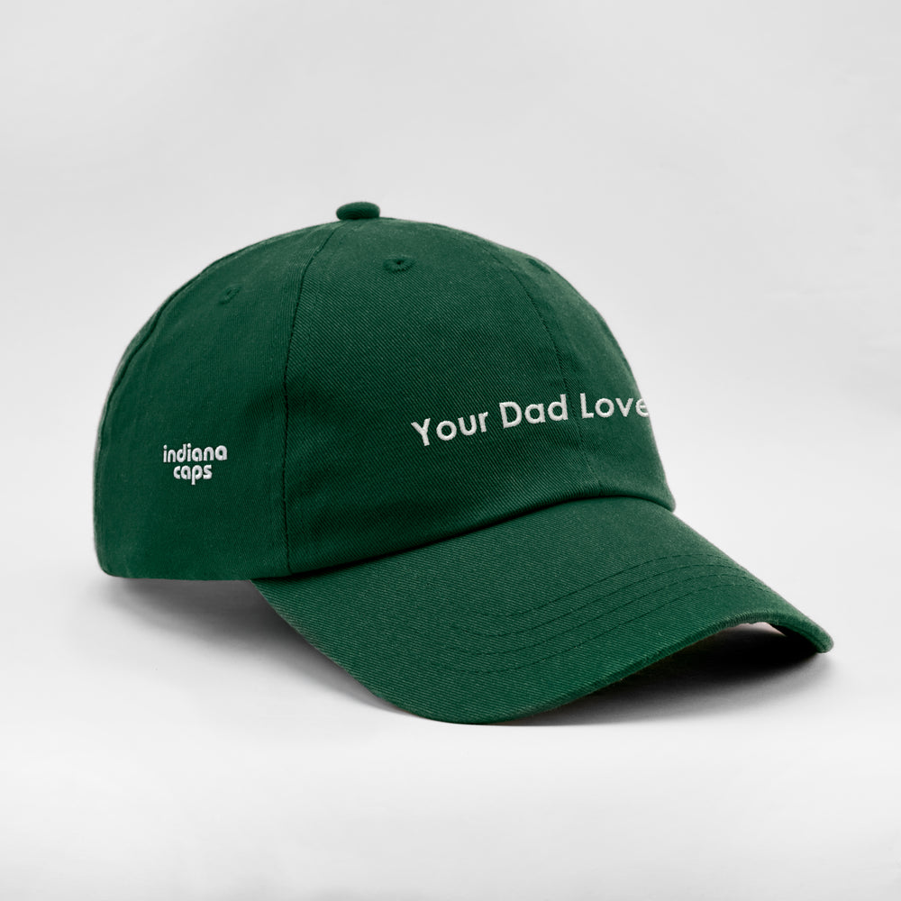 Cappellino in cotone "Your Dad Loves Me"