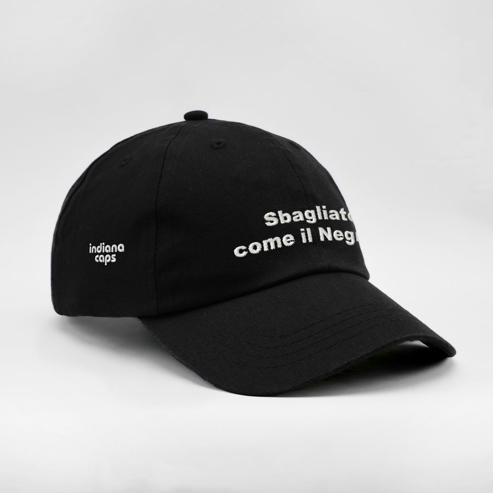 Cappellino in cotone "Sbagliato come il Negroni"