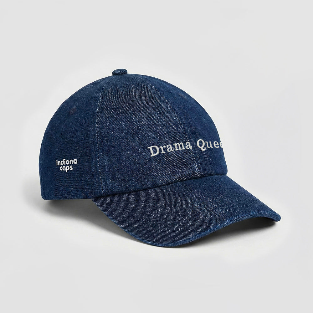 Cappellino in denim "Drama Queen"