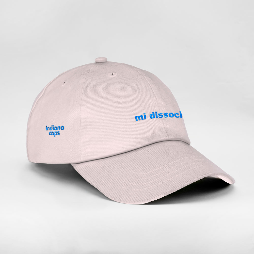 Cappellino in cotone ''mi dissocio''