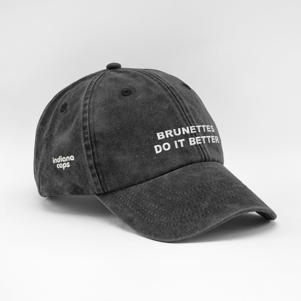 Cappellino vintage ''BRUNETTES DO IT BETTER''