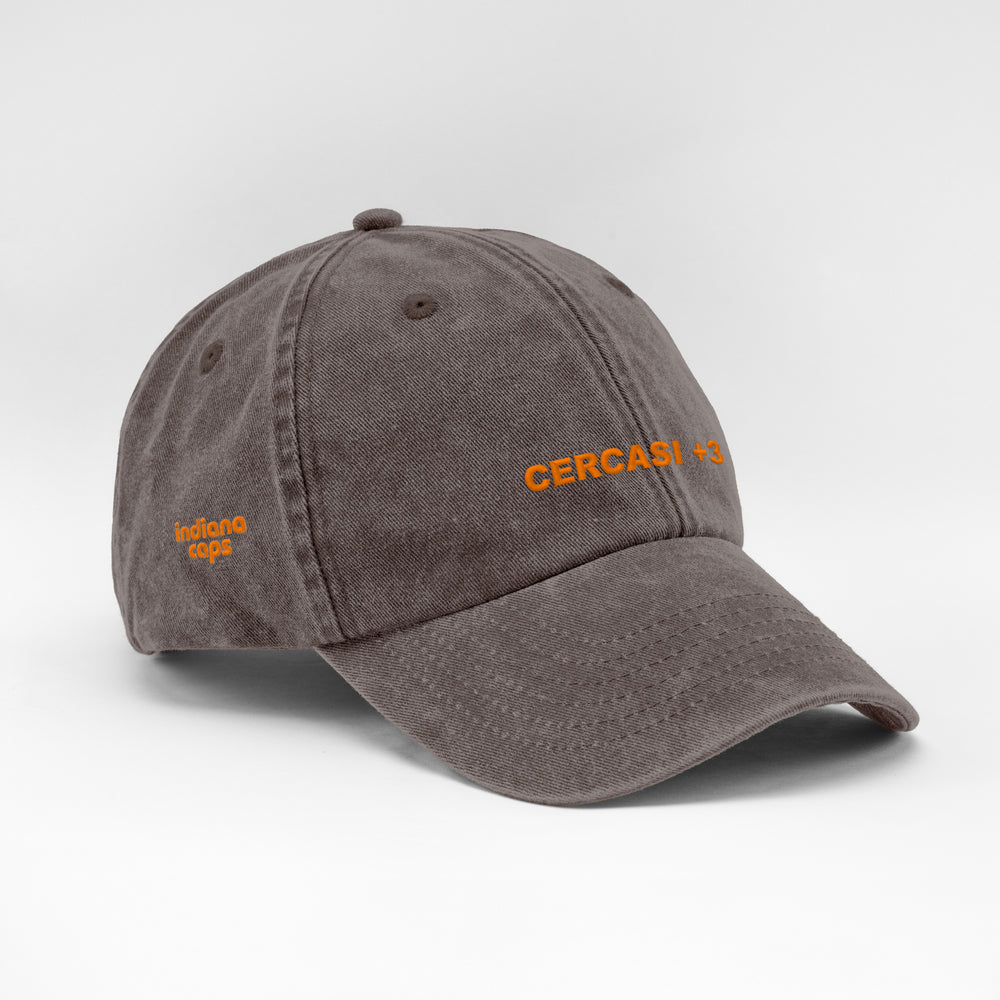 Cappellino vintage ''CERCASI +3''