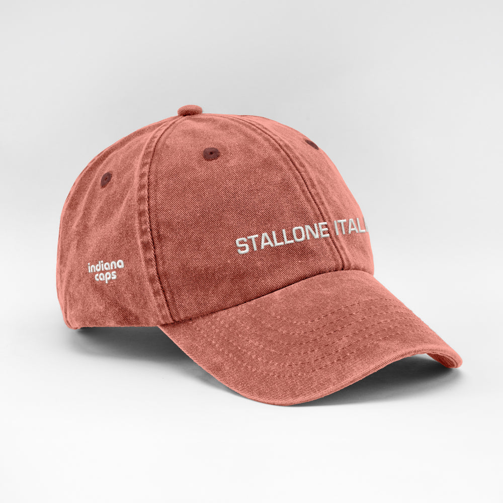 Cappellino vintage in cotone "Stallone Italiano"