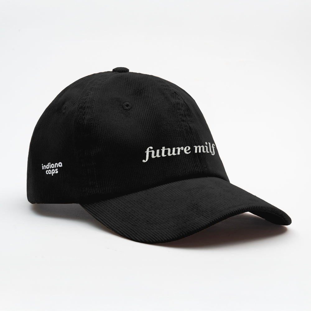 Cappellino in velluto a coste "future milf"