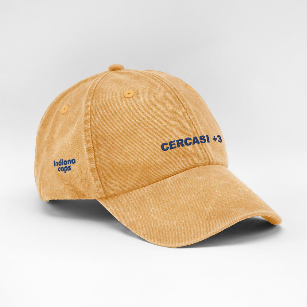 Cappellino vintage ''CERCASI +3''