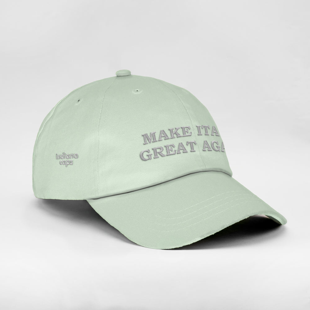 Cappellino in cotone "Make Italy great again"