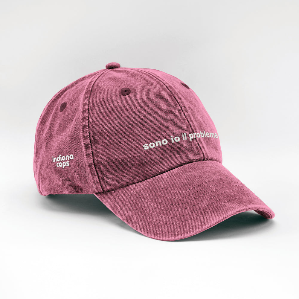 Cappellino vintage "sono io il problema"