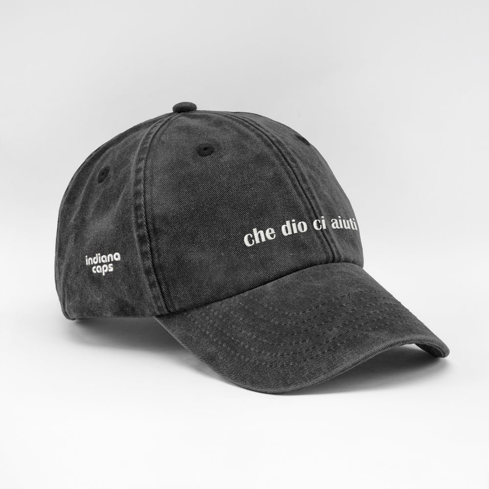 Cappellino vintage "che dio ci aiuti"