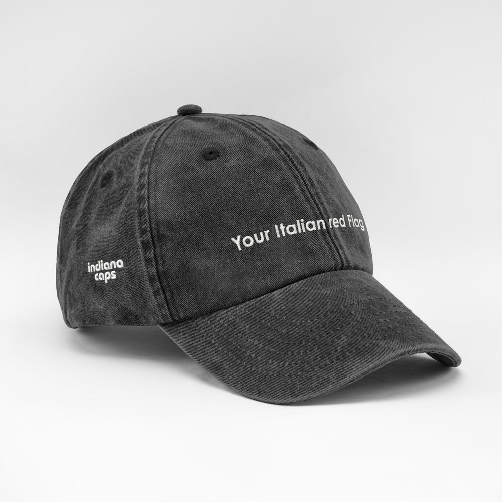 Cappellino vintage "Your Italian red Flag"