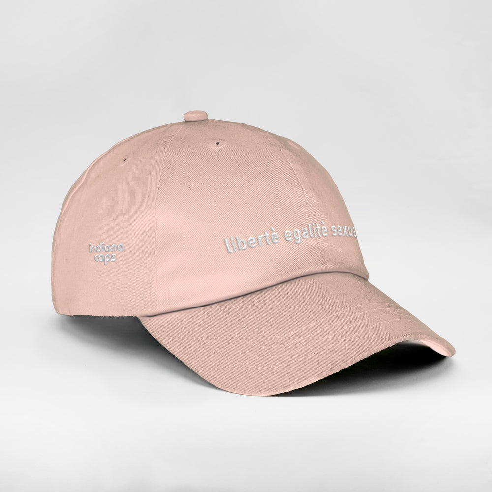 Cappellino in cotone "Libertè, ègalitè, sexualitè"