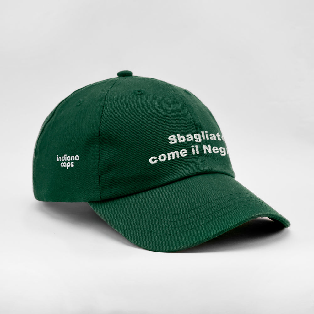 Cappellino in cotone "Sbagliato come il Negroni"