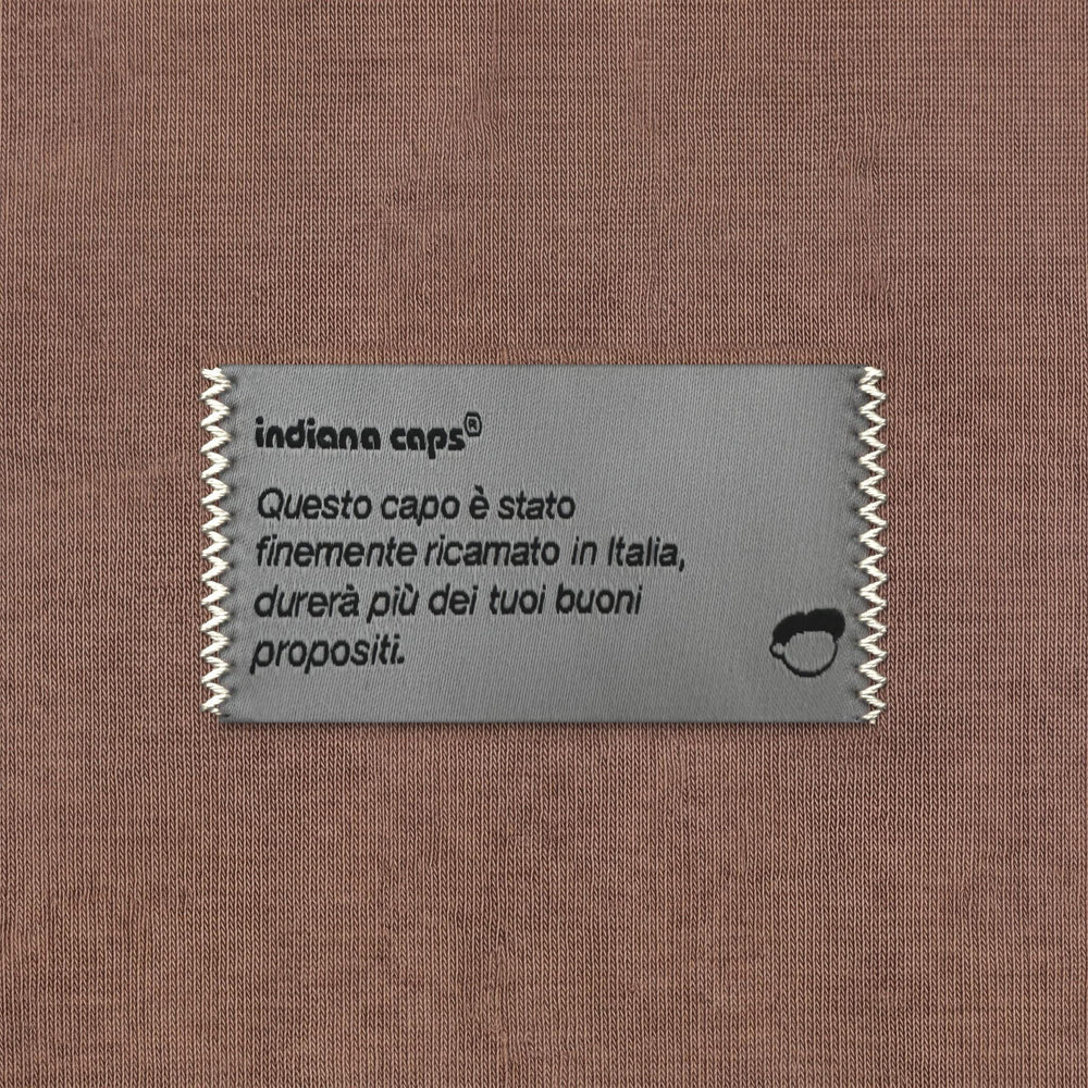 Felpa your italian sex dream Marrone - zoom etichetta