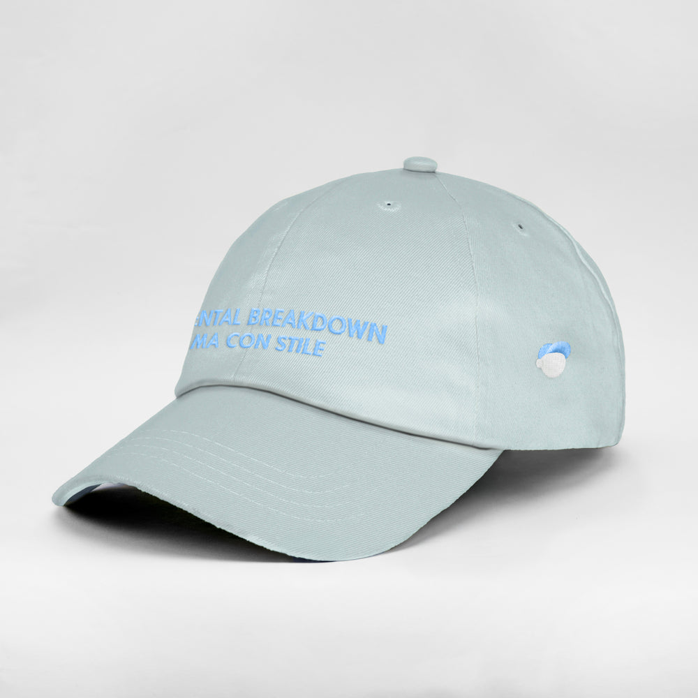 Cappellino in cotone "In mental breakdown, ma con stile"