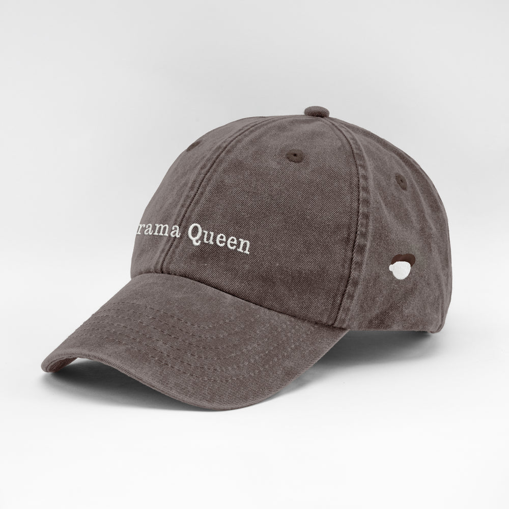 Cappellino vintage in cotone "Drama Queen"