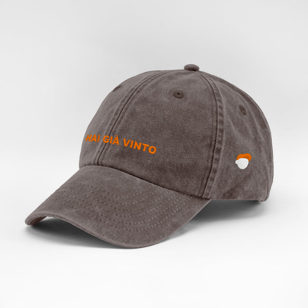 Cappellino vintage ''HAI GIÀ VINTO''