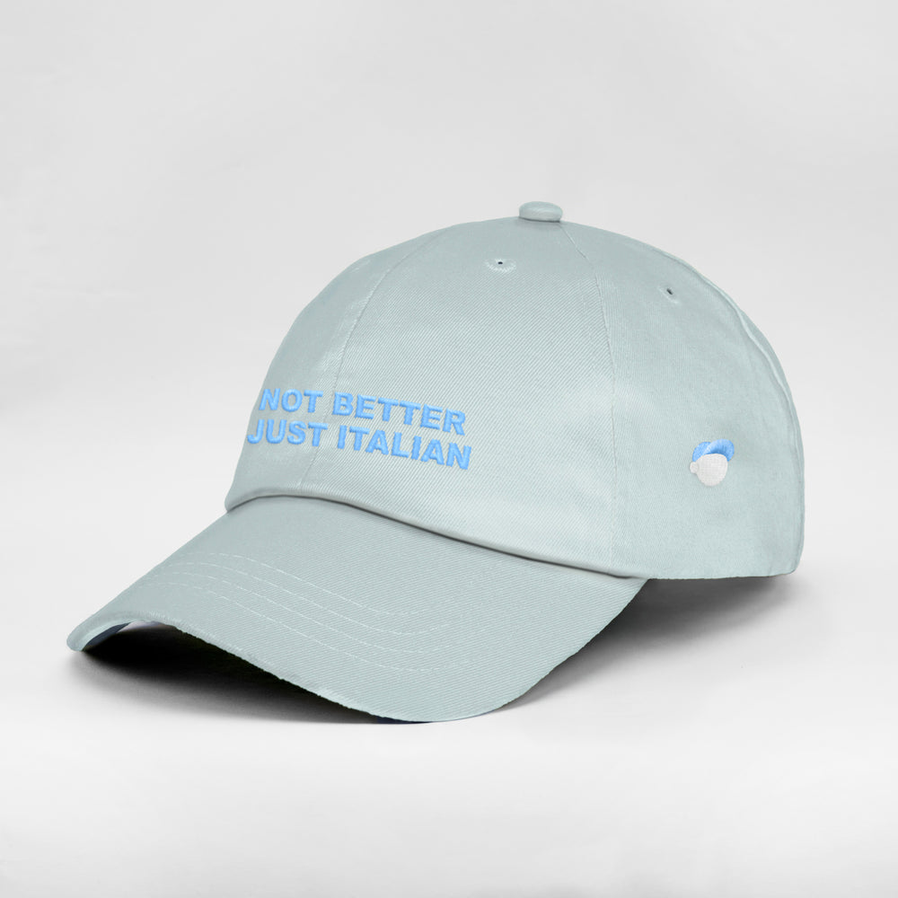 Cappellino in cotone ''I’m not better I’m just Italian''