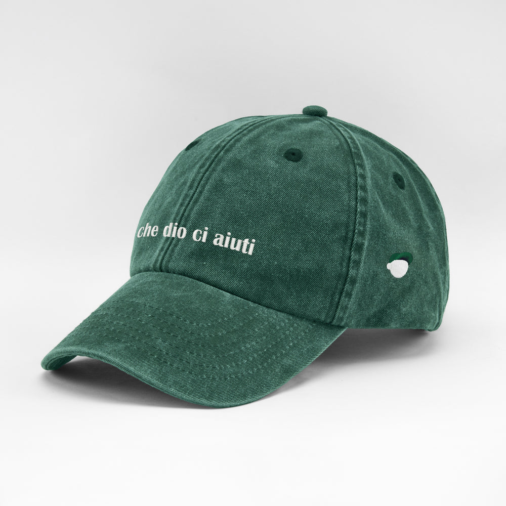 Cappellino vintage "che dio ci aiuti"
