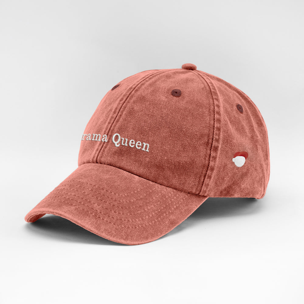 Cappellino vintage in cotone "Drama Queen"