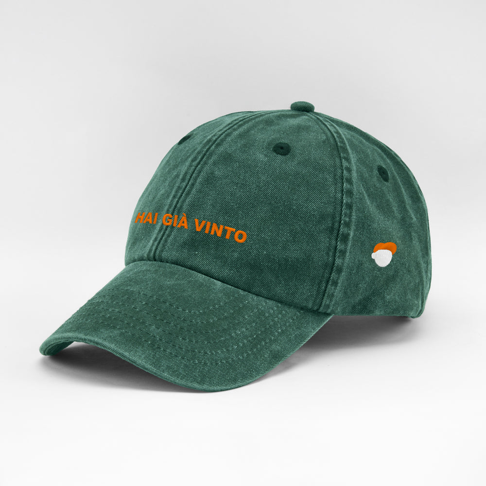 Cappellino vintage ''HAI GIÀ VINTO''