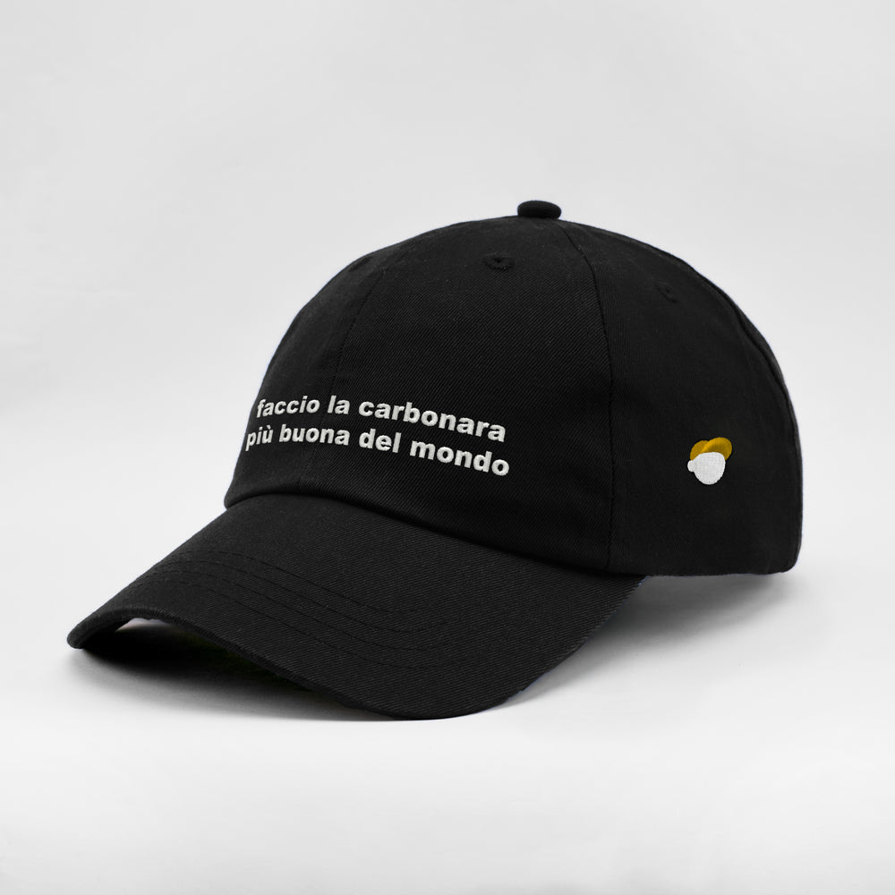 Cappellino "Faccio la carbonara più buona del mondo"