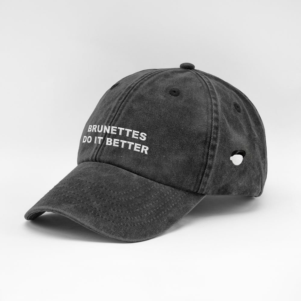 Cappellino vintage ''BRUNETTES DO IT BETTER''