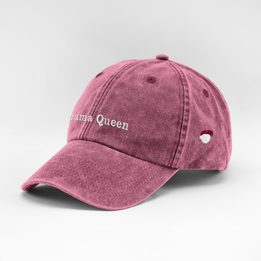 Cappellino vintage in cotone "Drama Queen"