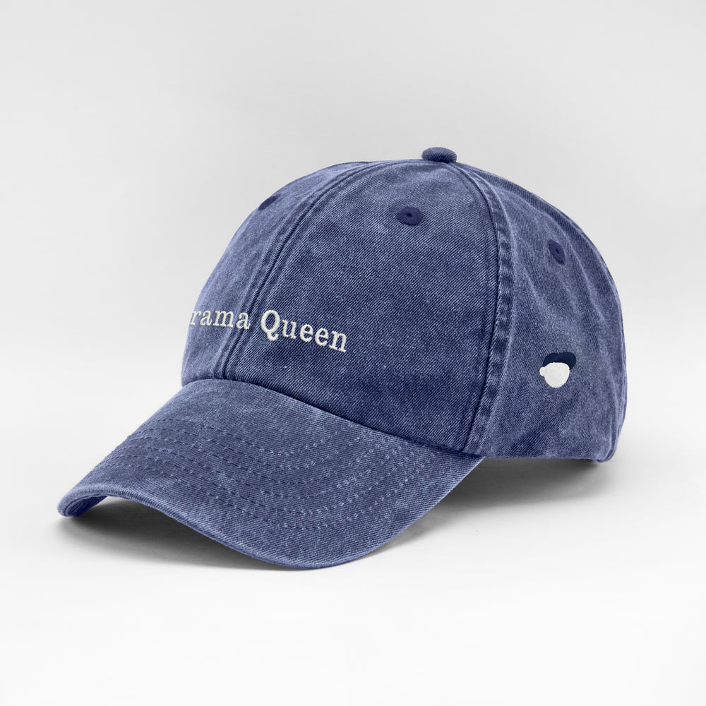 Cappellino vintage in cotone "Drama Queen"