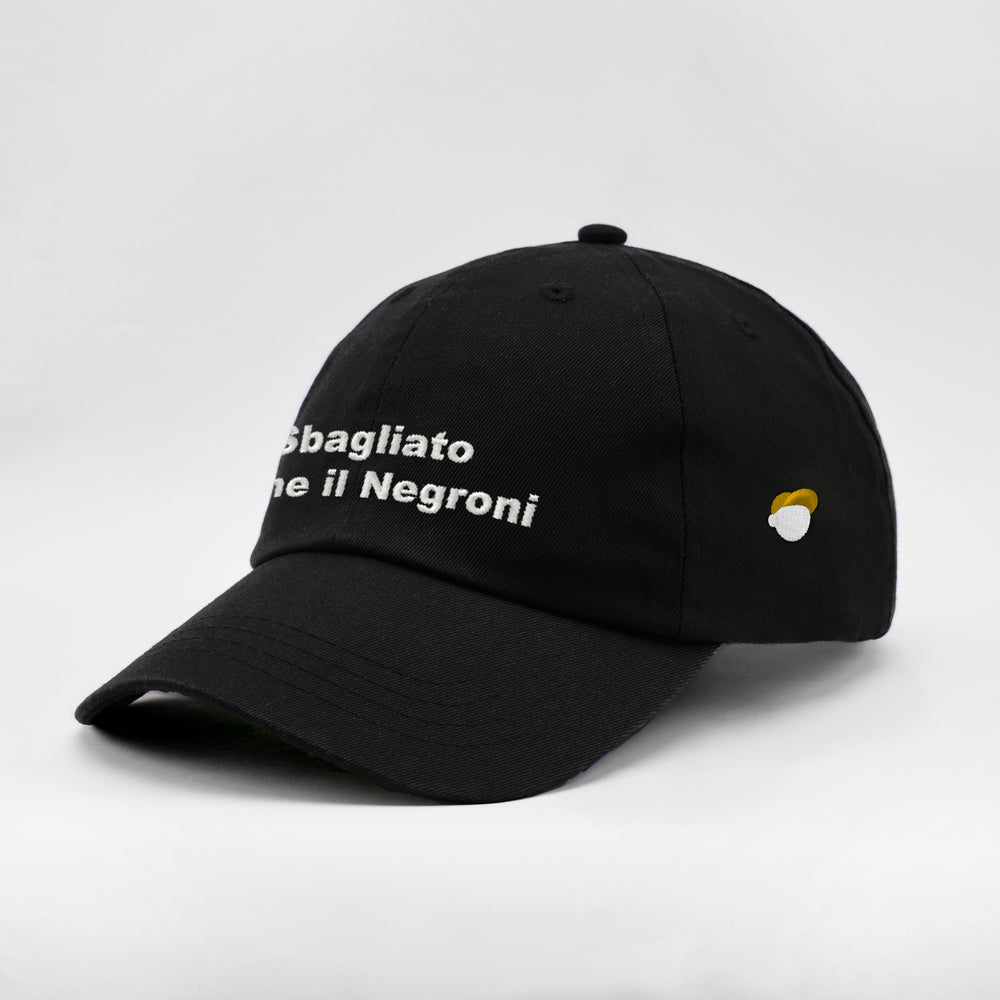 Cappellino in cotone "Sbagliato come il Negroni"