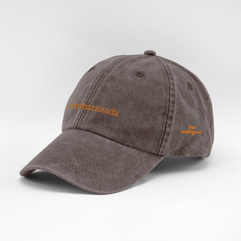 Cappellino vintage "soy embarazada"