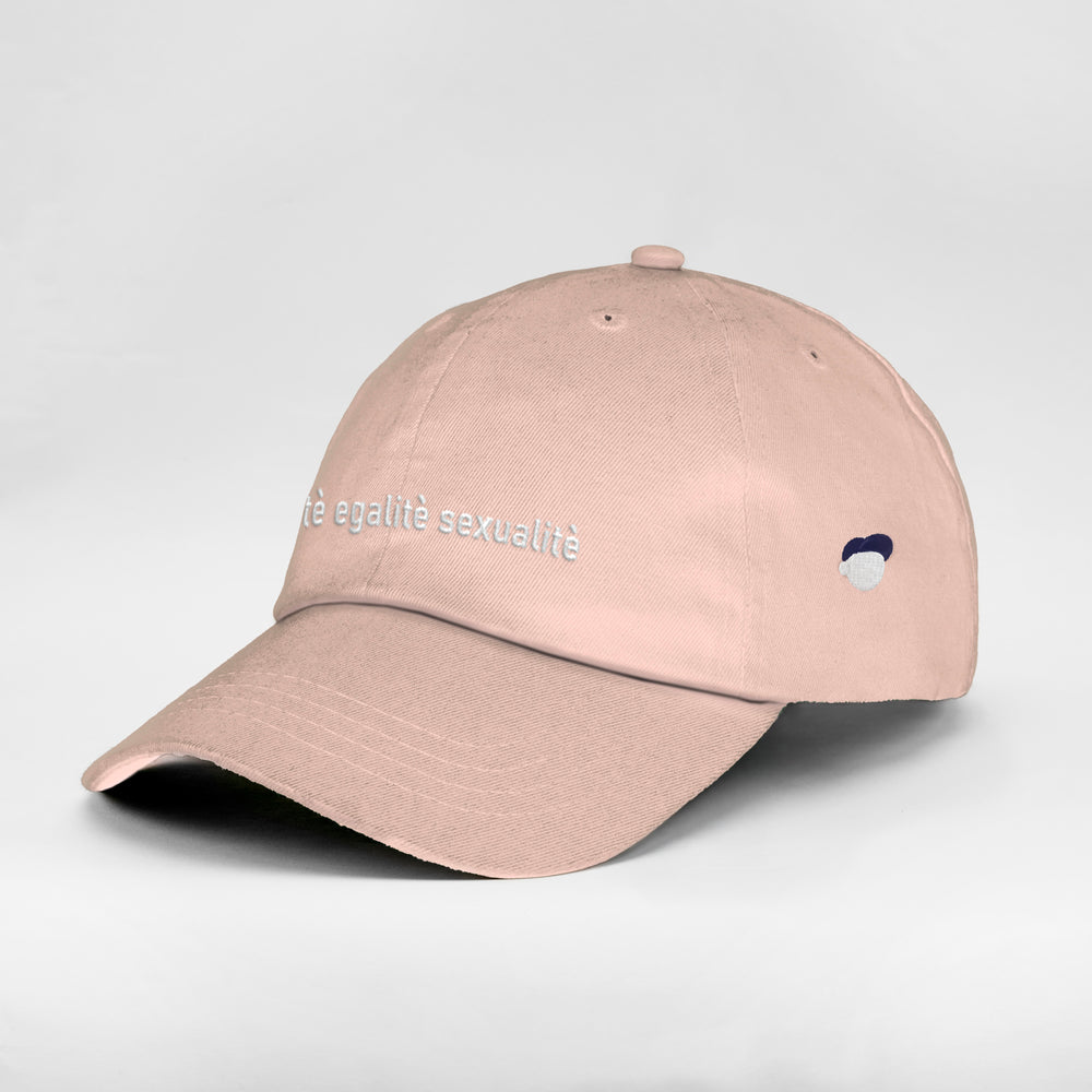 Cappellino in cotone "Libertè, ègalitè, sexualitè"