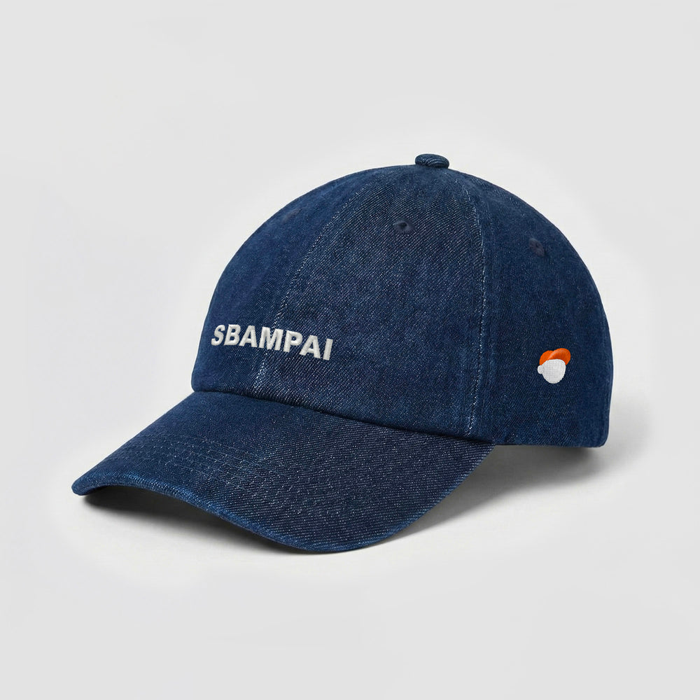 Cappellino in denim ''SBAMPAI''