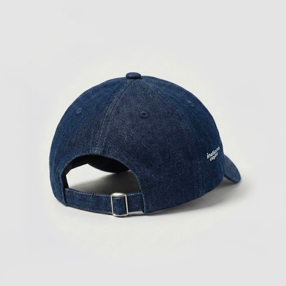 Cappellino in denim "preferisco il divano"