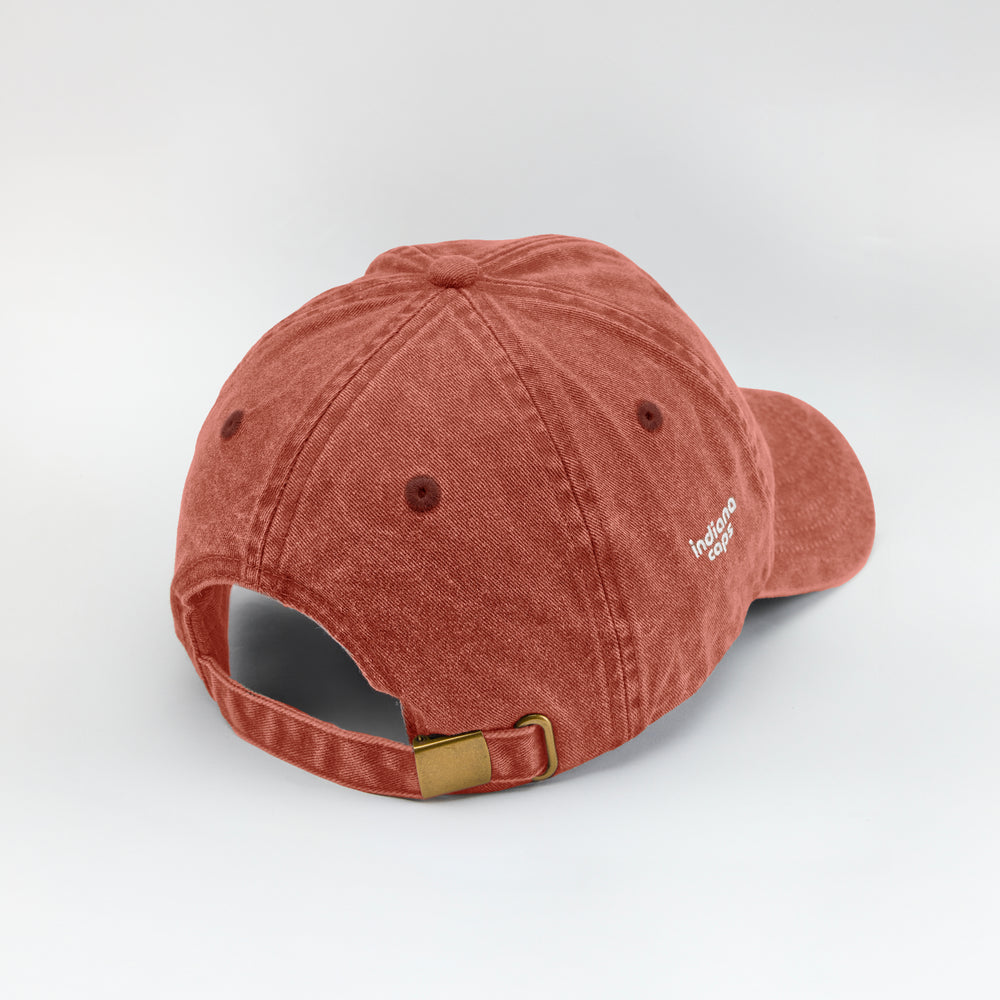 Cappellino vintage in cotone "No paparazzi please"