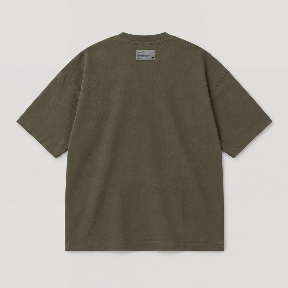 T-shirt Take me back to bed Verde - flat lay retro