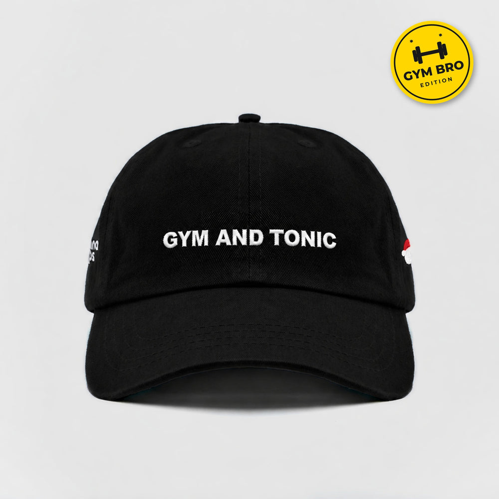 Cappellino Gym and Tonic nero, fronte