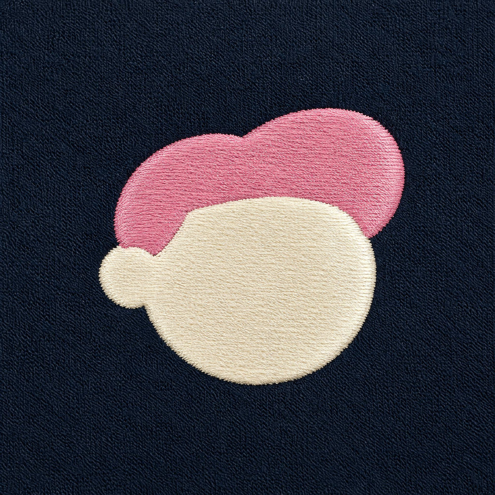 Felpa con cappuccio Essentials Blu - zoom ricamo